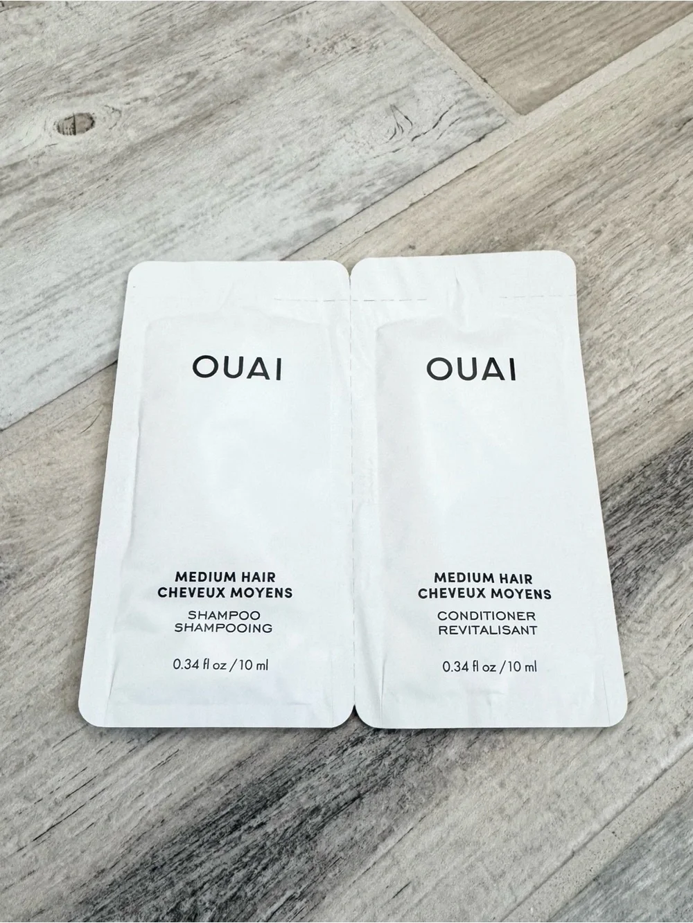 OUAI Medium Hair Shampoo and Conditioner
